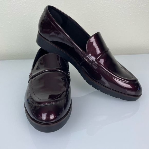 Kelly & Katie Deep Purple Shiny Loafer Slip On, Sz 9 - Picture 3 of 13